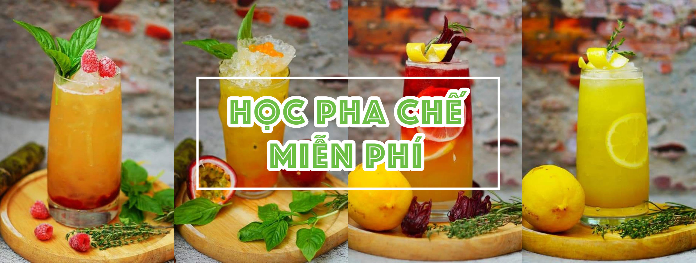 Miễn phí học pha chế