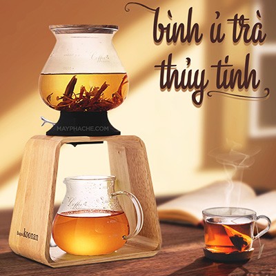 Bộ bình ủ trà thủy tinh