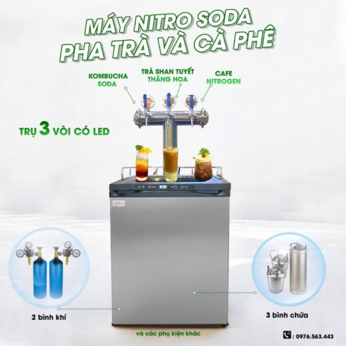 Máy Nitro Soda 3 Vòi