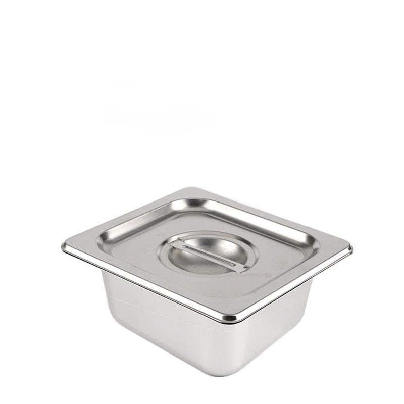 Khay Topping inox 1/6 vuông