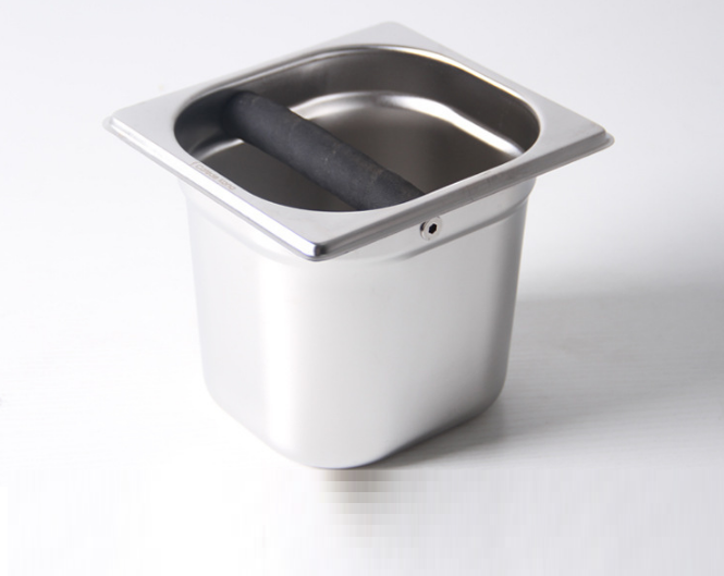 Hộp đập bã cà phê inox
